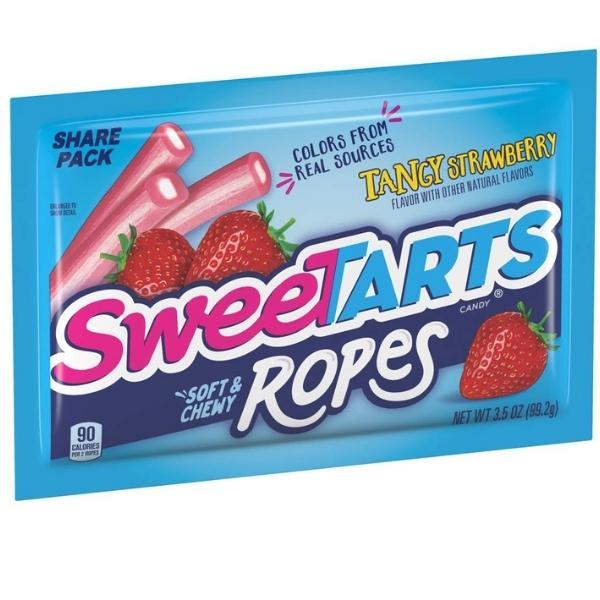 Sweetarts Ropes Tangy Strawberry Share Pack 12x3.5oz Pacific Candy