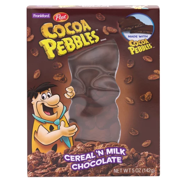 Cocoa Pebbles Milk Chocolate Rabbit 6x5oz Pacific Candy Wholesale