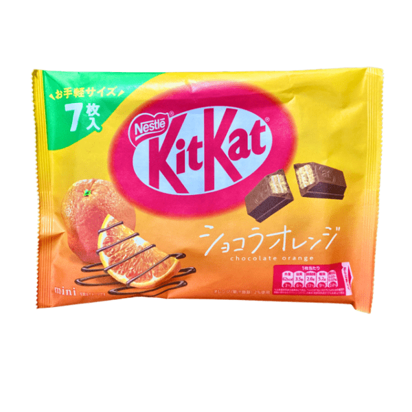 NESTLE Kit Kat Mini Chocolate Orange Japanese 12x7pk Pacific Candy Wholesale