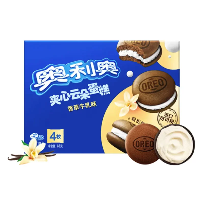 Oreo Cakesters Vanilla 4pk Chinese 8x88g Pacific Candy Wholesale