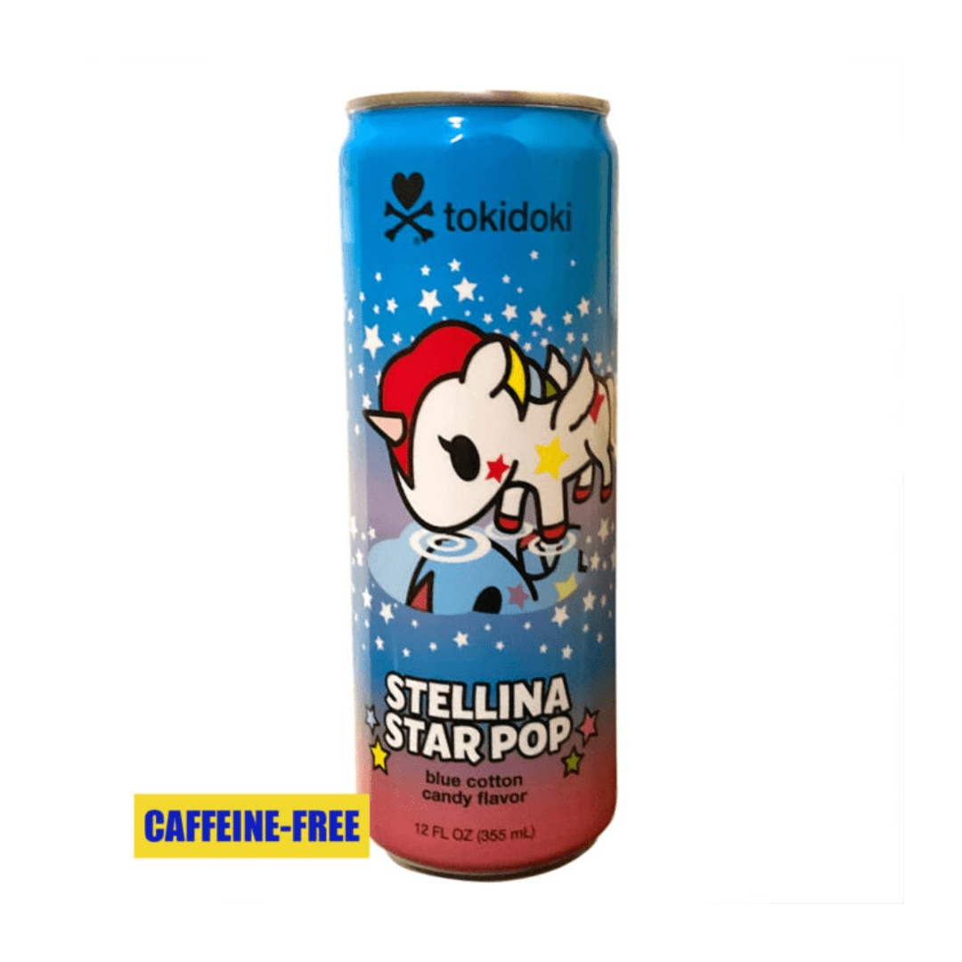 Boston America Stellina Star Pop Blue Cotton Candy Drink 12x355ml