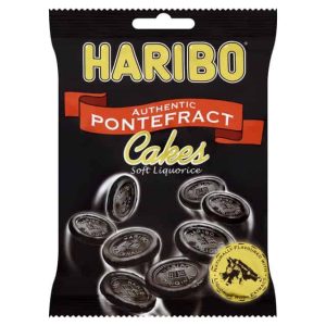 Haribo Pontefract Cakes British Peg Bag 12x160g