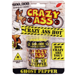 Ass Kickin' Seasoning Crazy Ass Pure Ground Ghost Pepper 12x21g (Best Before August 14 2026)