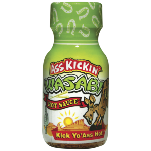 Ass Kickin' Hot Sauce Mini Bottle Wasabi 24x0.75oz