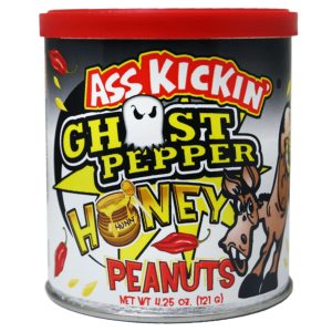 Ass Kickin' Peanuts Ghost Pepper Honey 4.25oz
