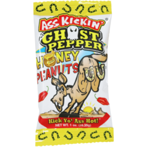 Ass Kickin' Peanuts Ghost Pepper Honey 24x1oz
