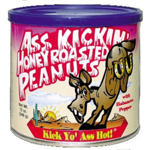 Ass Kickin' Peanuts Habanero Honey Roasted 12oz