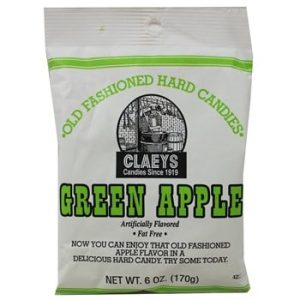 Claeys Hard Candies Green Apple 24x6oz