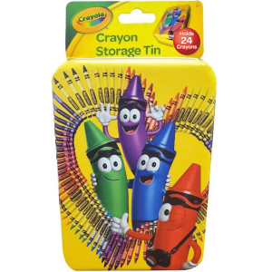 Crayola Small Storage Tin Box 6