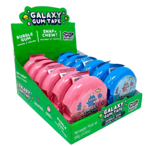 Exclusive Brands Galaxy Bubble Gum Tape 12