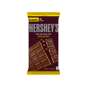 Hershey Milk Chocolate With Almonds Giant Bar 12x7.37oz