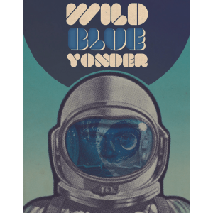 Metal Sign Space Travel Wild Blue Yonder 16"x12.5"