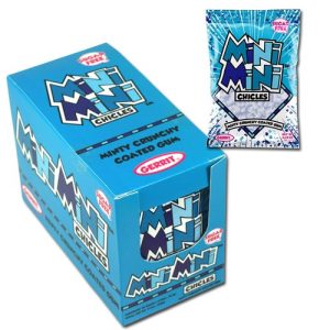 Mini Mini Chicles Minty Crunchy Coated Gum Sugar Free 20