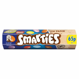 Nestle Smarties Hexatube Price Marked British 24x38g