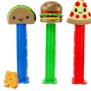 PEZ Treats Burger/Pizza/Taco Blister 6