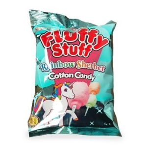 Charms Fluffy Stuff Unicorn Rainbow Sherbet Cotton Candy 24x2.1oz