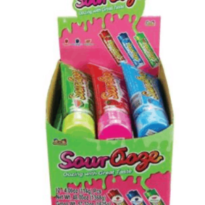 Kidsmania Sweet Bandit  Sour Ooze Liquid Candy Tube 12