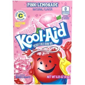 Kraft Kool-Aid Drink Mix Unsweetened Pink Lemonade 48
