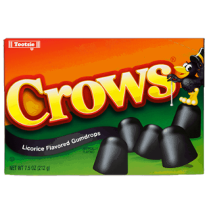 Tootsie Crows Licorice Flavoured Gumdrops TB 12