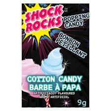 Exclusive Brands Shock Rocks Cotton Candy Popping Candy 24