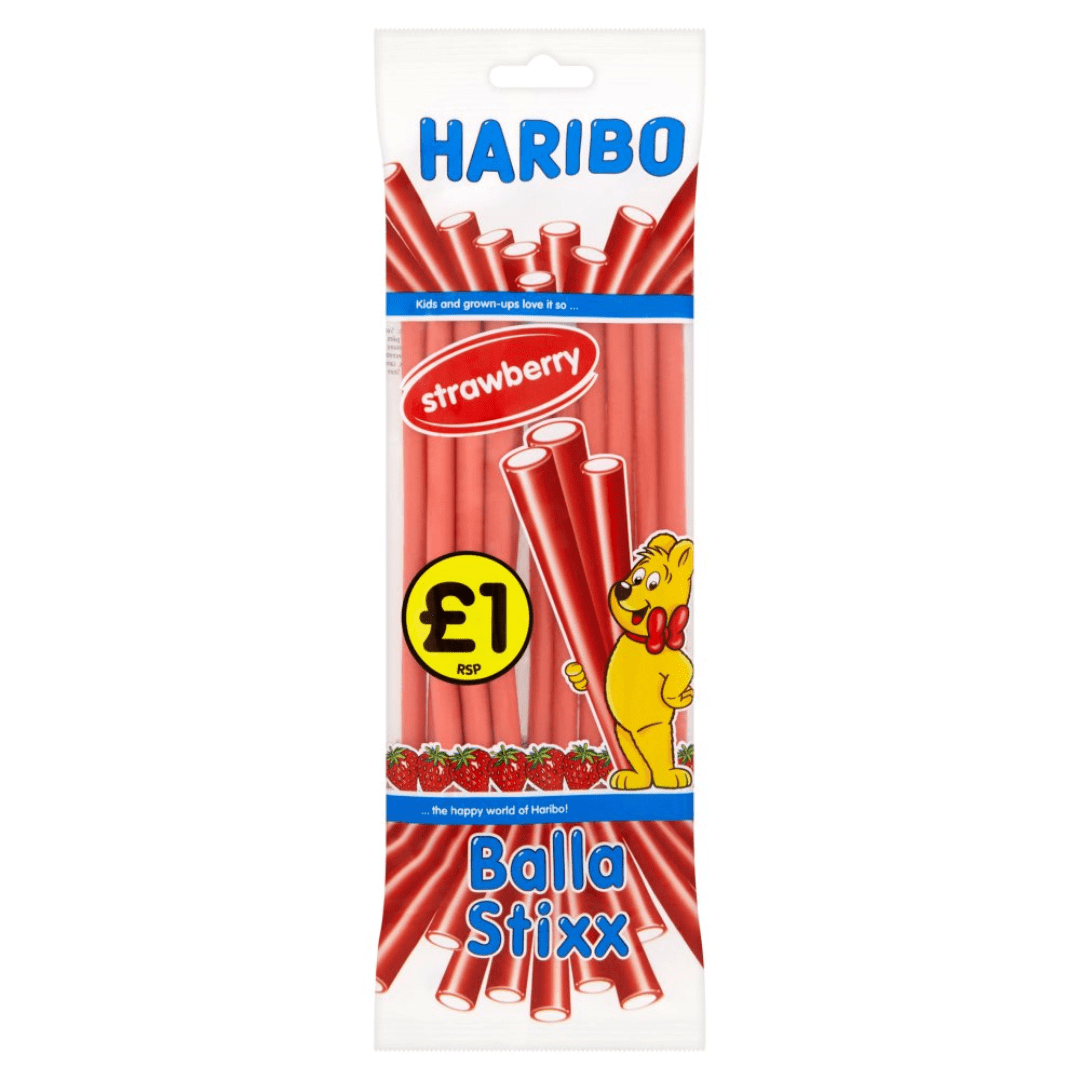 Haribo-Balla-Stixx-Strawberry-Pre-Priced-British-12x140g-min
