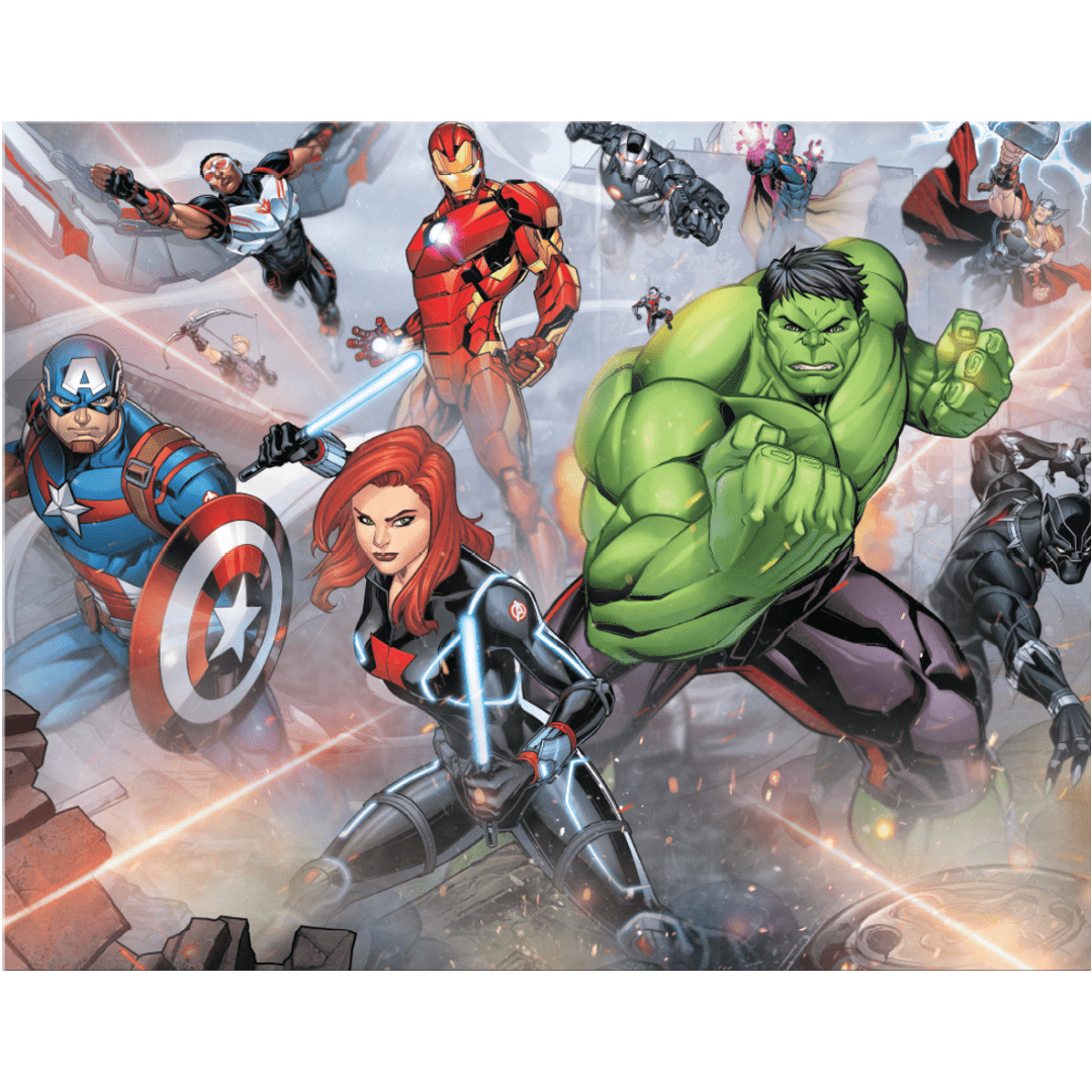 Metal-Sign-Avengers-Smokey-Scene-min