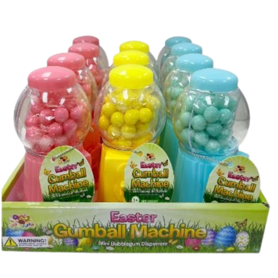 Albert's Mini Gumball Machine Easter 12x1.4oz