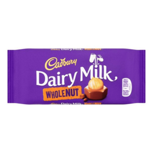 Cadbury Dairy Milk Wholenut British 14x180g