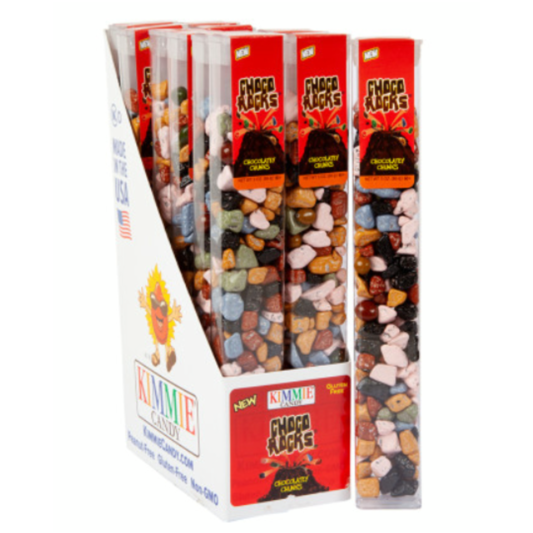 Chock Rocks Choco Rocks Regular Mix Tube 12x2.5oz - Pacific Candy West