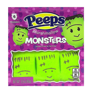 Just Born Peeps Marshmallow Monsters Six Pack Halloween 12x3oz