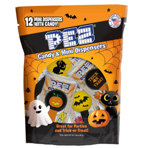 Pez Halloween Party Bag  Twelve Indv Wrap Mini Disp With Roll 14oz