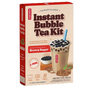 Pocas Instant Bubble Tea Kit Brown Sugar Three Pack 12x8.9oz