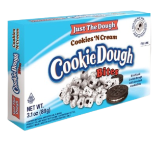 Taste Of Nature Cookie Dough Bites Just Dough Cookies & Cream TB 12x3.1oz