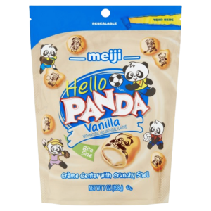 Meiji Hello Panda Vanilla Pouch Peg Bag 6x7oz