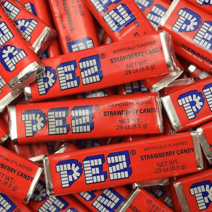 PEZ Bulk Wrapped Refill Strawberry Candy 10lb