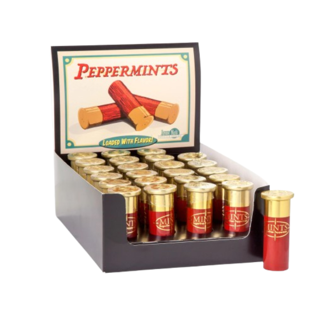 Amuse Mints Shotgun Shell Peppermints 24 - Pacific Candy West