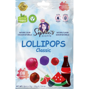 Sophie's Lollipops Fruit Classic 24x96g