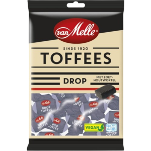 Van Melle Drop Toffees Vegan Peg Bag 12x225g