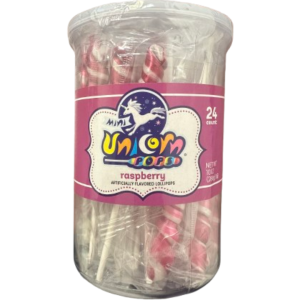 Adams & Brooks Mini Unicorn Pops Raspberry 24
