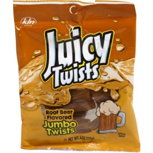 Juicy Twists Root Beer Peg Bag 12x4oz