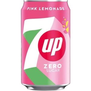 7UP Zero Pink Lemonade British 24x330ml (Best Before February 2027)