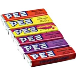 PEZ Wrapped Refill Assorted Fruit Rolls Candy 10lb