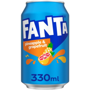 Fanta Pineapple & Grapefruit British 24x330ml (Best Before April 30 2026)