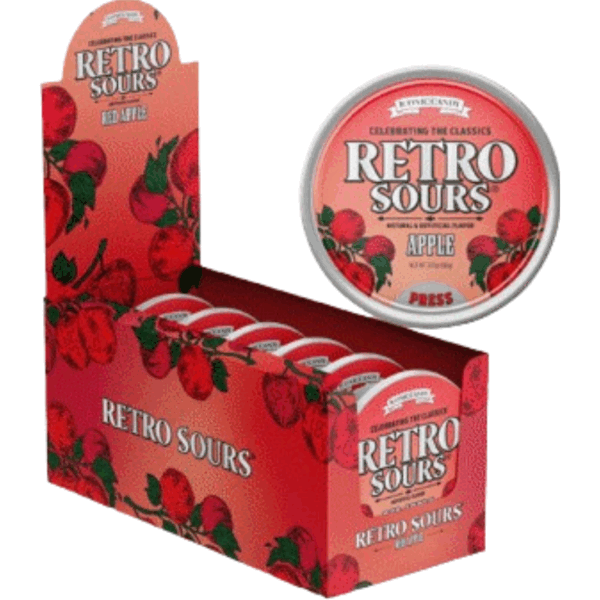 Iconic Retro Sour Apple 8x60g