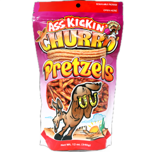 Ass Kickin' Pretzels Churro Peg Bag 12oz