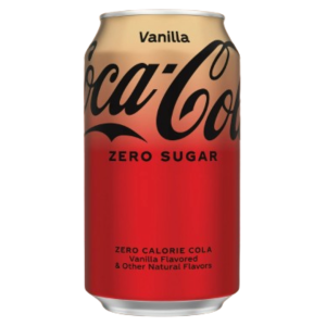 Coca Cola Vanilla Zero Sugar 12x355ml (Best Before June 23 2026)