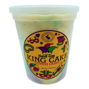 Cotton Candy King's Cake Mardi Gas Tub 12 (Best Before July 2026 ss)
