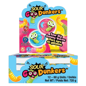Exclusive Brands Sour Goo Dunkers 12x60g