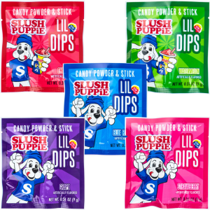 Koko's Slush Puppie Lil Dips Candy Powder With Stick Single Pack 36x0.31o