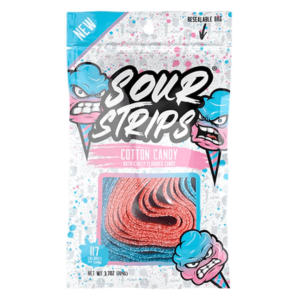 Sour Strips Cotton Candy 12x96g